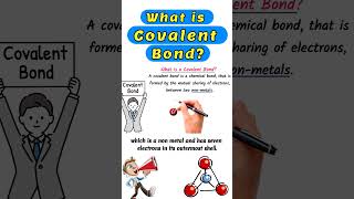 Covalent Bond covalentbond covalent covalentbonding chemistry science short shortvideo [upl. by Netsruk]