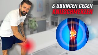 3 ÜBUNGEN GEGEN KNIESCHMERZEN [upl. by Ayor279]