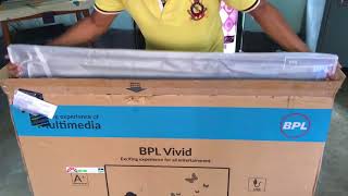 BPL 50 inch Full HD LED tv unboxing amp first look [upl. by Lowney796]