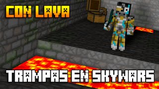 TRAMPAS EN SKYWARS  CON LAVA ¡QUÉMALOS Y GANANDO [upl. by Idnod]