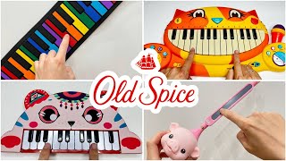 😍Old Spice commercial jingle on Cool Different music instruments [upl. by Keifer554]