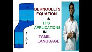 Bernoullis Equation and its Applications in TAMIL language [upl. by Entwistle442]