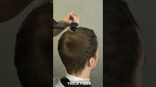 How to cover Thinning Hair by using Hair Fibers thickfiber [upl. by Gean]