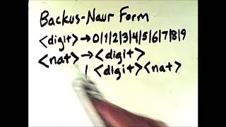 Programming Language Syntax BackusNaur Form BNF [upl. by Ahsenwahs136]