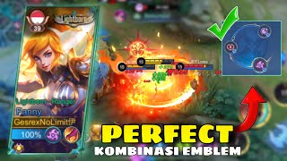 NEW UPDATE EMBLEM FANNY HEMAT ENERGY DAN BUILD FANNY TERSAKIT 2023  MOBILE LEGENDS [upl. by Ehling]