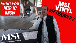 MSI VINYL FLOORING INSTALLATION AND REVIEW  WHAT YOU NEED TO KNOW PLUS HOW TO WITH TIPS AND TRICKS [upl. by Darmit]