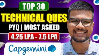 Capgemini Technical Assessment Questions  Capgemini Technical Assessment ONE SHOT [upl. by Rettuc252]