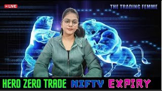 LIVE TRADING NIFTY EXPIRY  ZERO HERO TRADE  7 MARCH  TheTradingFemme nifty50 [upl. by Ramses148]