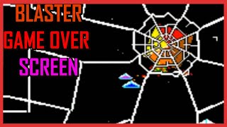 Blaster Game Over amp High Score EntryHigh Score Table  Blaster ArcadeMAME [upl. by Elletse572]