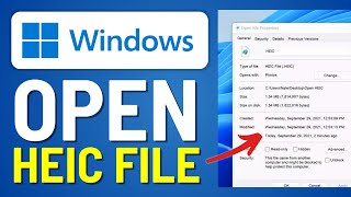 How to Open Heic File on Windows  Quick and Easy [upl. by Kazmirci]