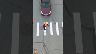 This Crosswalk is a Death Trap Watch What Happens Nextquot magician zachking shorts shortsvideo [upl. by Aohk]