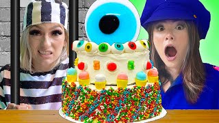 MUKBANG GIANT EYEBALL JELLY  WEIRD WAYS TO SNEAK FOOD INTO CANDY JAIL BY SWEEDEE [upl. by Zul877]