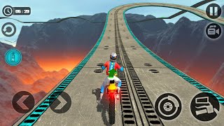 Juego de Motos  Impossible Motorbike Stunts Gameplay Parte 7  Acrobacias de moto Juego [upl. by Assirek]