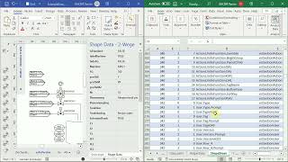 ExcelVisioSync  Overwrite Visio data with random numbers [upl. by Shulamith]