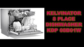 Kelvinator Dishwasher KDP 08B01W  8 place honest review Part 2  Cheap amp Best [upl. by Grata]