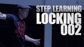 LOCKING 002  STEP LEARNING  Dance Tutorials [upl. by Turino]