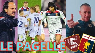 Salernitana  Genoa 12 PAGELLE MIRACOLOSE GILARDINO SUBLIME BRAVO SPENCE MACCHIA RETEGUI [upl. by Callum]