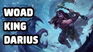 WOAD KING DARIUS SKIN SPOTLIGHT  LEAGUE OF LEGENDS [upl. by Oj]