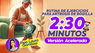 ᐈ Rutina Segura en Casa de Ejercicios para Personas con Artrosis de Rodilla 【 RÁPIDA EN CASA 】 ✅💯 [upl. by Ut]