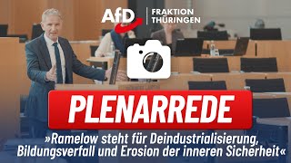 Höcke Ramelow steht für Deindustrialisierung Bildungsverfall und Erosion der inneren Sicherheit [upl. by Alison]