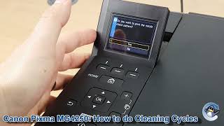 Canon Pixma MG4250 How to do Printhead Cleaning and Deep Cleaning Cycles to Improve Print Quality [upl. by Oona593]