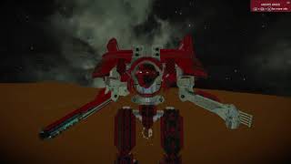 Warhammer Titan Giganticus by BBT in Space Engineers Xbox [upl. by Eniamzaj]