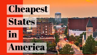 The 5 Cheapest States in America [upl. by Armahs]