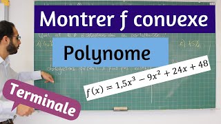 Fonction convexe  Polynôme  Sujet BAC ES 2015 [upl. by Acilejna]