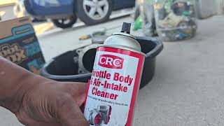 2006 CADILLAC DTS 46L P2135 THROTTLE BODY CLEANING [upl. by Inilahs797]