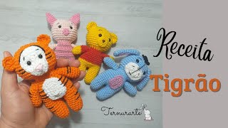 passo a passo como fazer o Tigrão da turma do ursinho Pooh crochê amigurumi [upl. by Uhn548]