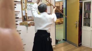 Aikido Tai Sabaki with a Jo [upl. by Zaid]