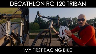 The Decathlon RC 120 Triban Racing Bike WAUW [upl. by Enelrahc]