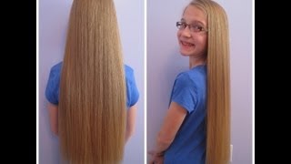 Long Hair to Shorter Hair  Locks of Love Haircut  BabesInHairlandcom [upl. by Islek]