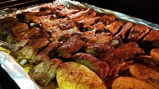 Costillas de Cerdo al Horno con Patatas Jugosas y Tiernas Master Choof [upl. by Janis]