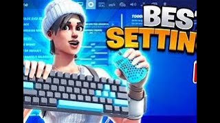 BEST Season 4 PC Keyboard amp Mouse Settings Sensitivity  Keybinds In Fortnite [upl. by Ocer]