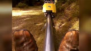 Riding the Mieders Alpine Solo Coaster in Austria [upl. by Leanahtan927]