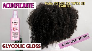 RESENHA ACIDIFICANTE ELSEVE GLYCOLIC GLOSS [upl. by Aistek92]