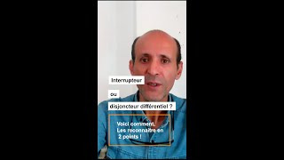 Interrupteur ou disjoncteur différentiel  Voici comment les reconnaître en 2 points  ⚡🔍 [upl. by Edd580]