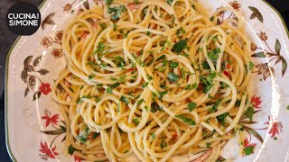 Spaghetti Aglio Olio e Peperoncino anni 80  La ricetta di Nonna [upl. by Aremaj]