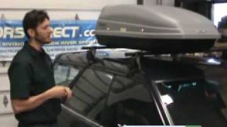 Thule 682 SideKick Car Roof Luggage Box Review Video amp Demonstration [upl. by Camfort]