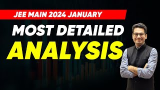 JEE Main 2024 January Detailed Analysis  Chapterwise Analysis  Must Watch  Anup Sir  MathonGo [upl. by Ashleigh]