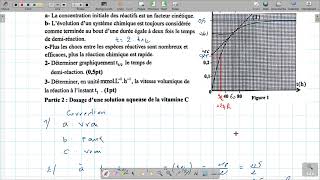 correction de l examen national 2024 physiqueetchimie sciences physiquesbiof partie de chimie [upl. by Meneau]