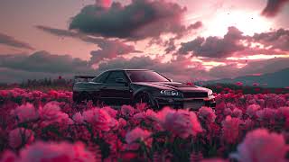 Nissan Skyline Pink Petals 4K Live Wallpaper [upl. by Accisej727]