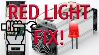 antminer s9 red light fault switch how to reset reboot Antminer s9 dead Antminer A3 red light [upl. by Neville]