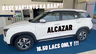 Hyundai Alcazar base variant  Prestige manual 7 seater Diesel  Most Detailed Review  Wagen tales [upl. by Ellyn401]