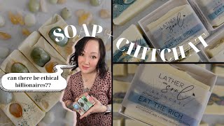 Cold Process Soap Making  quotEat the Richquot Crystal Soaps [upl. by Leamaj662]