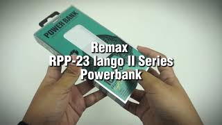 Remax RPP 23 Lango II Series Powerbank [upl. by Aruat587]