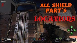 CALL OF DUTY BLACKOPS 4ALL SHIELD PARTS LOCATIONSVOYAGE OF DESPAIR [upl. by Swainson]