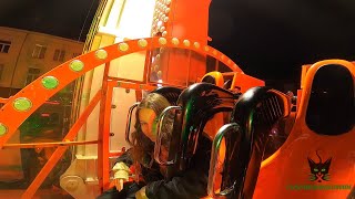 HIGH THRILL LOOPING RIDE quotVMAXXXquot BODET ONRIDE  KERMIS AALST BELGIUM 2022 [upl. by Anoo]