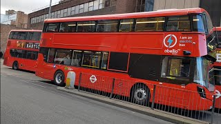 Bus Spotting at Uxbridge Station Brand New Wright Electroliner on Route U5 First Day in Service [upl. by Hanfurd]